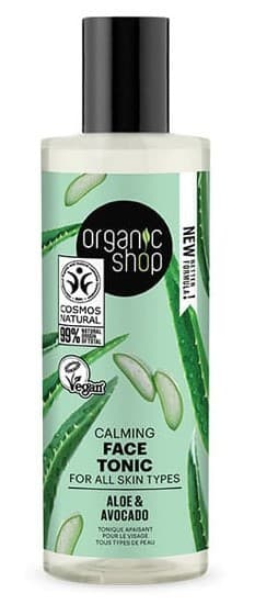 Toner pentru fata Organic Shop Calming Face Tonic Aloe and Avocado