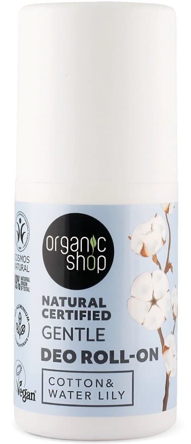 Deodorant Organic Shop Cotton and Water Lily Deo Roll-On