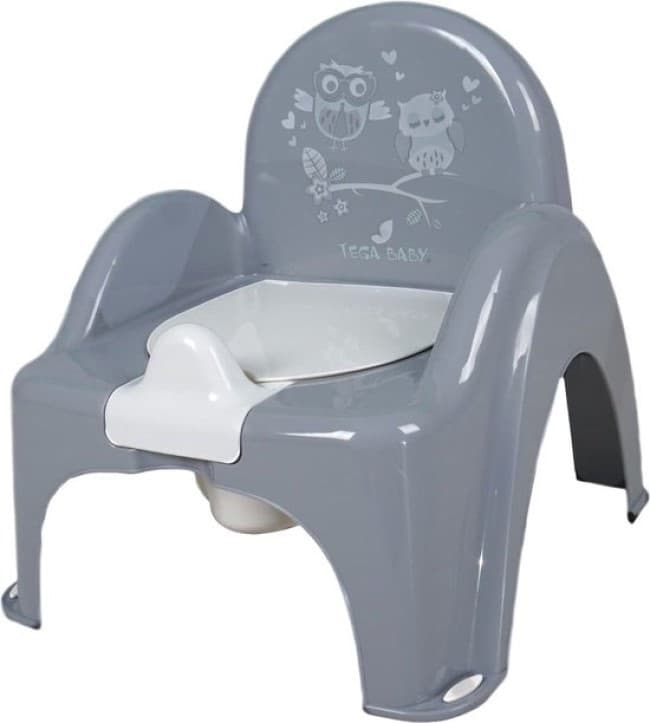 Горшок Tega Baby Owl Grey SO-010-106