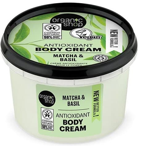 Crema pentru corp Organic Shop Antioxidant Body Cream Matcha and Basil