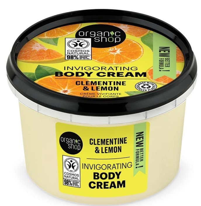 Crema pentru corp Organic Shop Invigorating Body Cream Clementine and Lemon