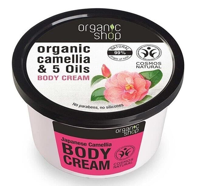 Crema pentru corp Organic Shop Camellia and 5 Oils