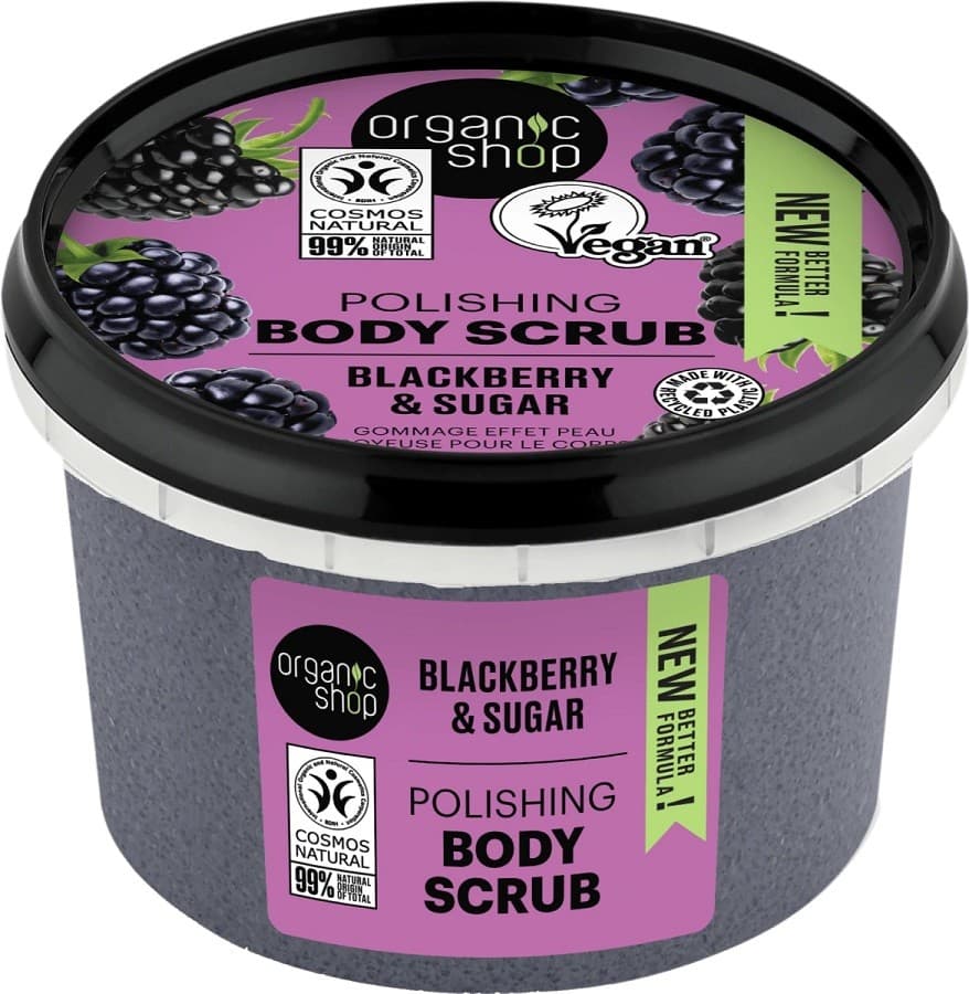 Скраб для тела Organic Shop Polishing Body Scrub Blackberry and Sugar