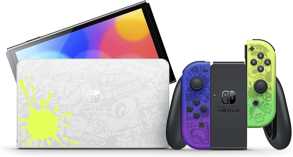 Consola video Nintendo Switch OLED Splatoon 3 Special Edition