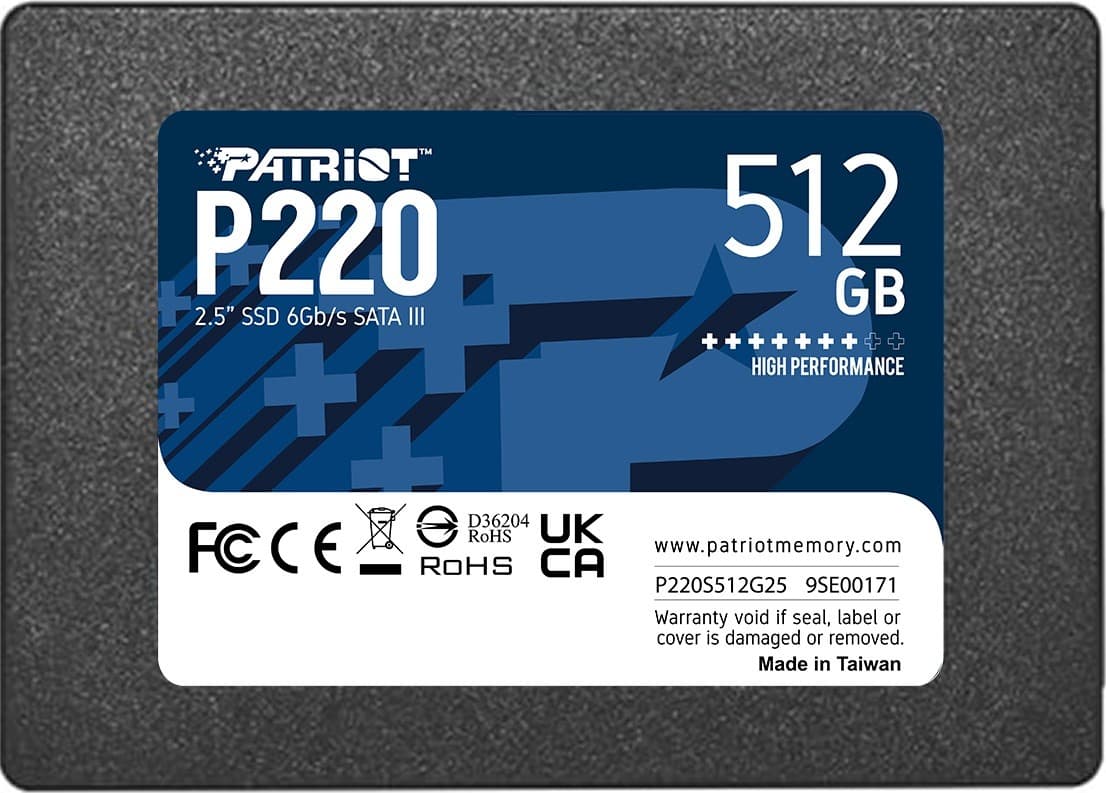 SSD PATRIOT P220 512GB (P220S512G25)