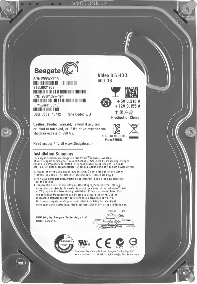 Жестки диск Seagate Enterprise Capacity 3TB (ST3000NM0016-WL)