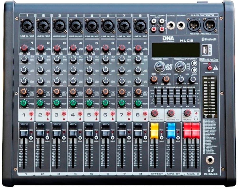 Mixer digital DNA Professional HLC 8 (Grey)