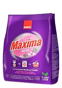 Pulbere de spalat Sano  Maxima Musk 1.25kg