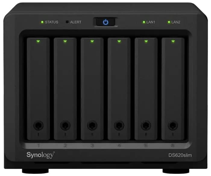 Сетевое хранилище данных Synology DS620slim