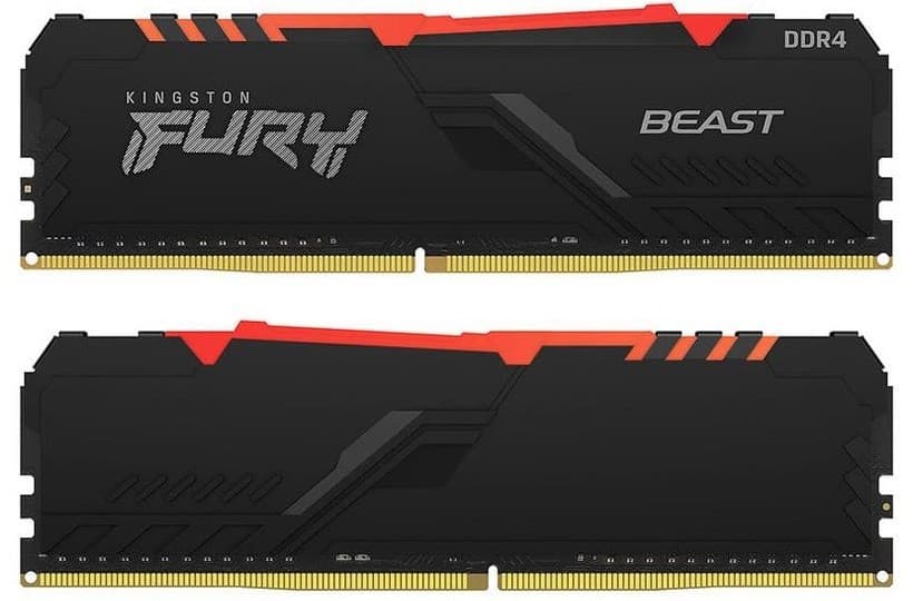 RAM Kingston Fury Beast 32GB (Kit of 2x16GB) DDR4-2666MHz (KF426C16BB2AK2/32)