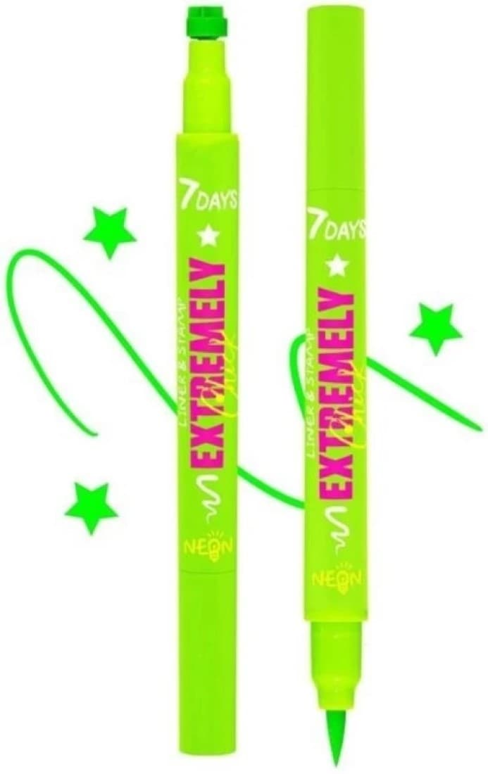 Eyeliner 7DAYS Extremely Chick 702 Green Star