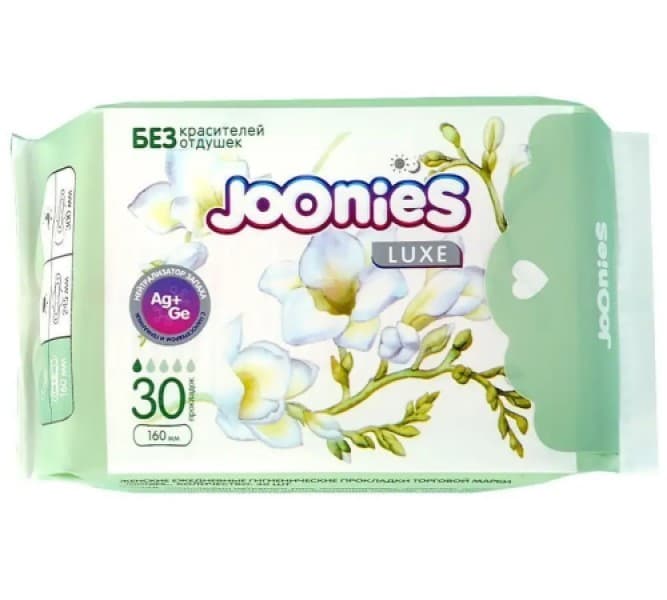 Гигиенические прокладки Joonies LUXE no dyes 30 buc