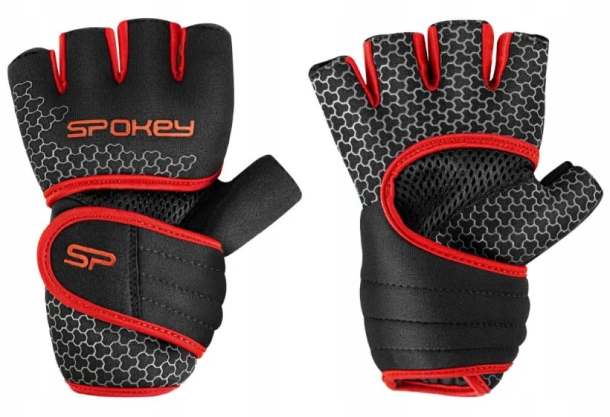 Перчатки для фитнеса Spokey Lava M Red 928974