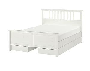 Pat IKEA Hemnes 4 cutii depozitare 140х200 Alb