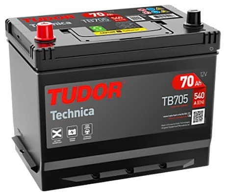 Автомобильный аккумулятор Exide TUDOR TB705 D26 Japan 70A L+