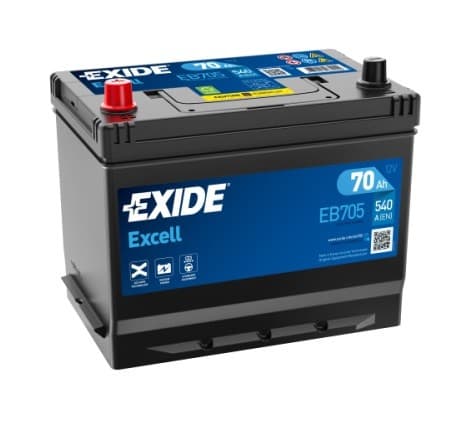 Автомобильный аккумулятор Exide Excell EB705