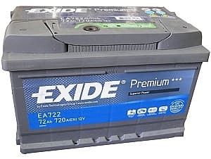 Автомобильный аккумулятор Exide Premium EA722