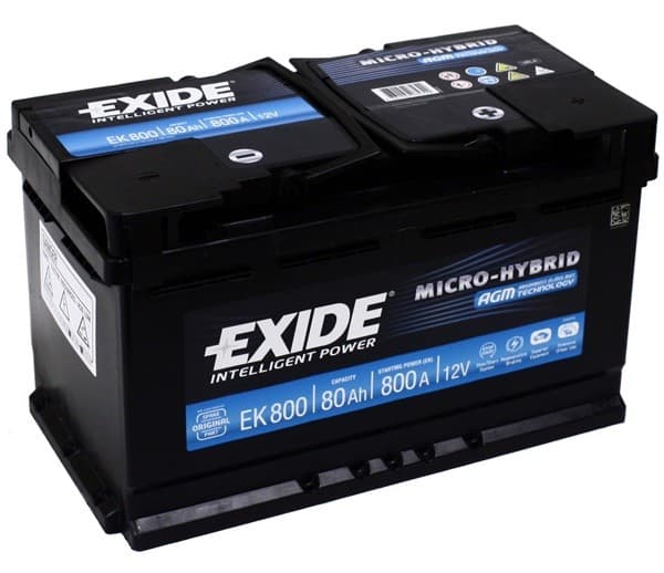 Acumulator auto Exide Start-Stop AGM EK800