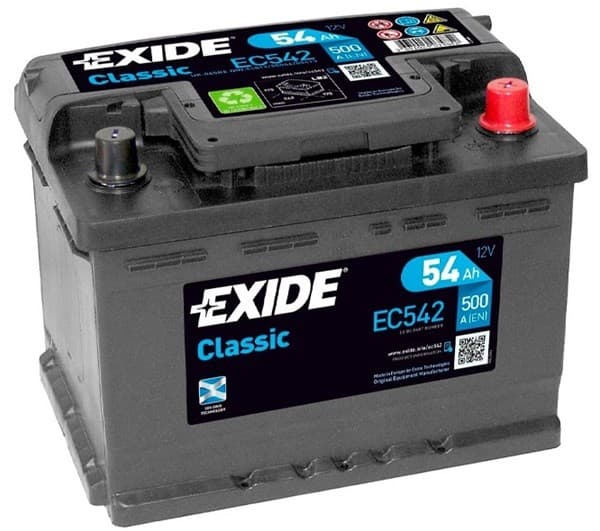 Acumulator auto Exide Classic EC542