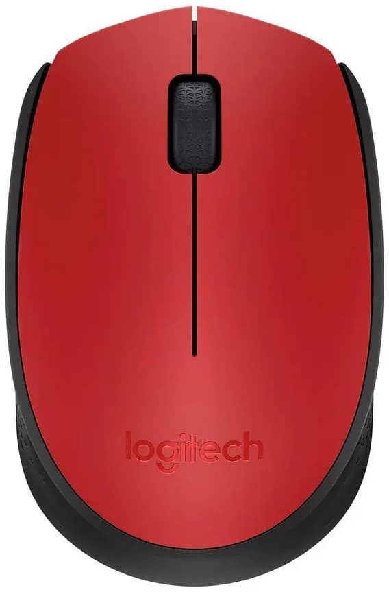 Mouse Logitech Wireless Mouse M171 RED