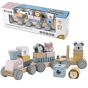 Игрушка каталка VIGA Stacking Train 44015