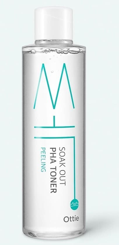 Toner pentru fata Ottie Soak Out PHA Toner Peeling