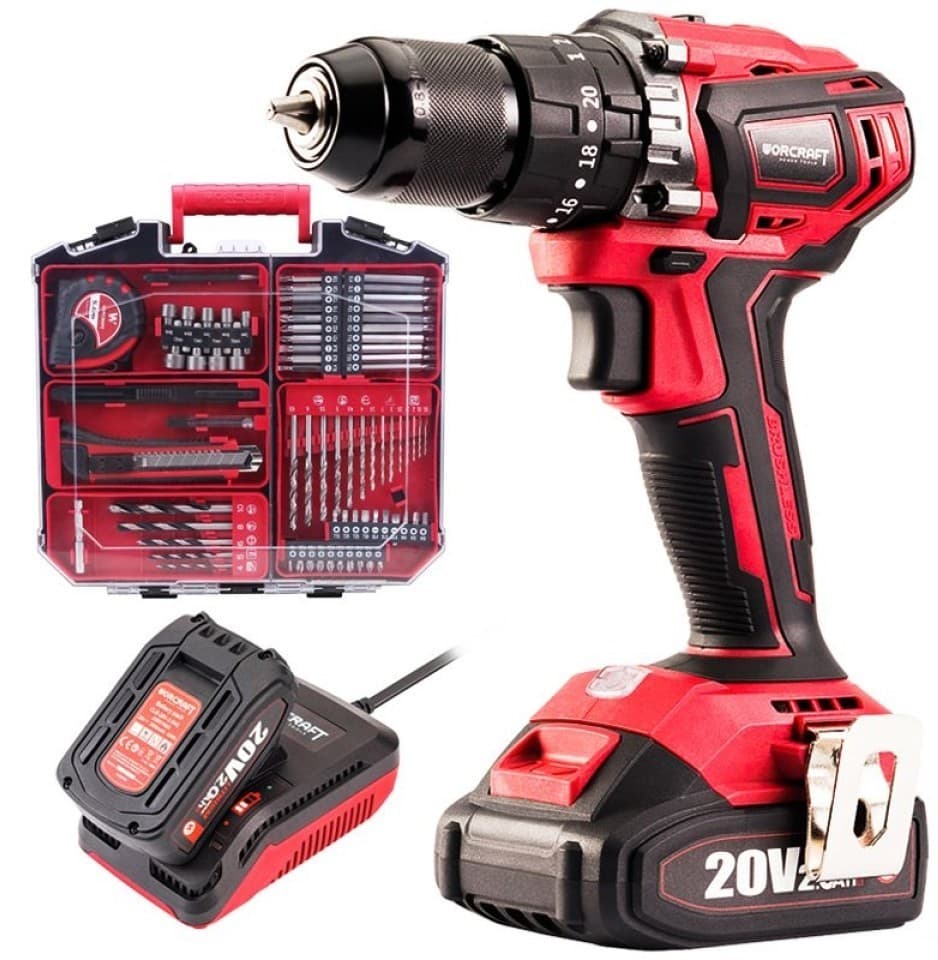 Дрель Worcraft CHD-S20LiBAT