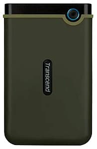 Hard disk extern Transcend 2.5 External HDD 2.0TB (USB3.0) StoreJet 25M3G Slim Military Green