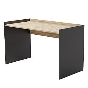 Masa de birou Smartex Tab (140cm) Black/Dark Oak