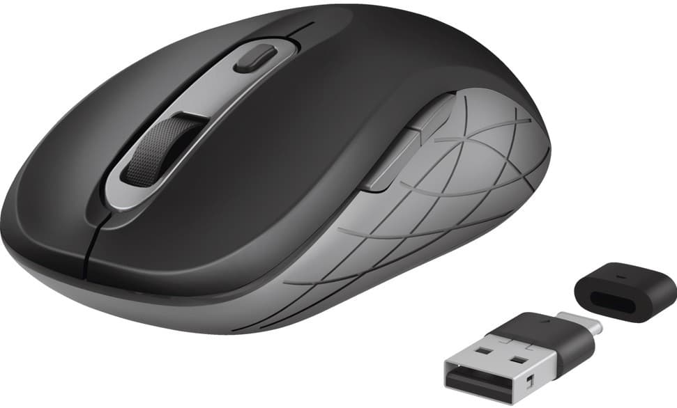 Компьютерная мышь Trust Duco Wireless Mouse Dual Connect Black