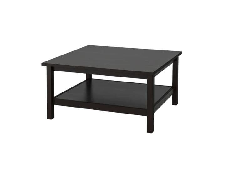 Журнальный столик IKEA Hemnes 90x90 Черно-Коричневый