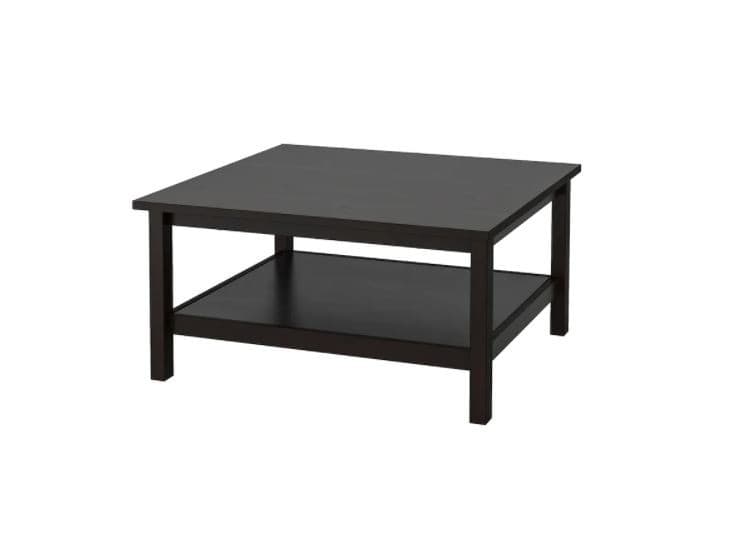 Masa de reviste IKEA Hemnes 90x90 Negru-Maro