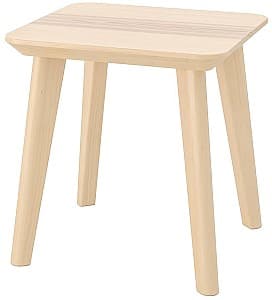 Masa de reviste IKEA Lisabo 45x45 Furnir Frasin(Bej)