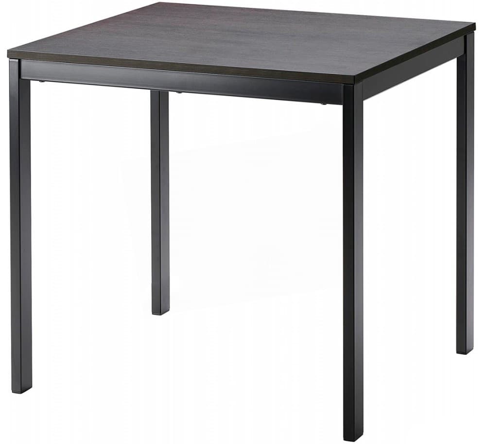 Masa IKEA Vangsta 80/120x70 Negru/Maro Inchis