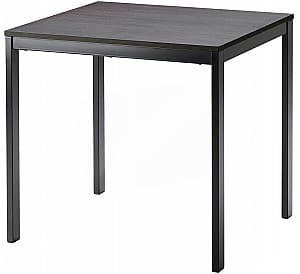 Masa IKEA Vangsta 80/120x70 Negru/Maro Inchis