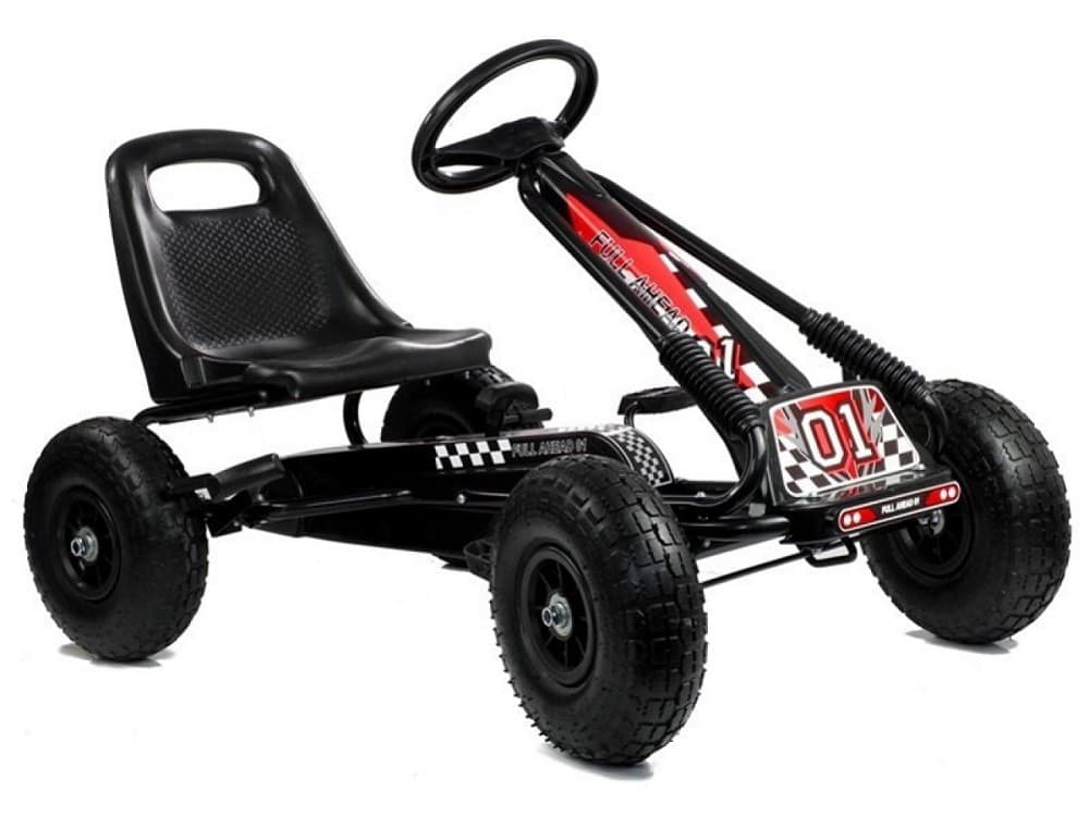 Машинка Lean Cars A-15 Go-Kart Black