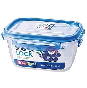 Set de recipiente alimentare Ghidini Pezzetti Soundlock 0.6l