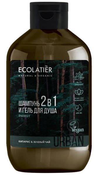 Гели для душа EcoLatier 2 in 1 Shower Gel and Shampoo