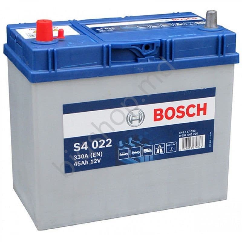 Автомобильный аккумулятор Bosch 45AH 330A(EN) (S4 022)