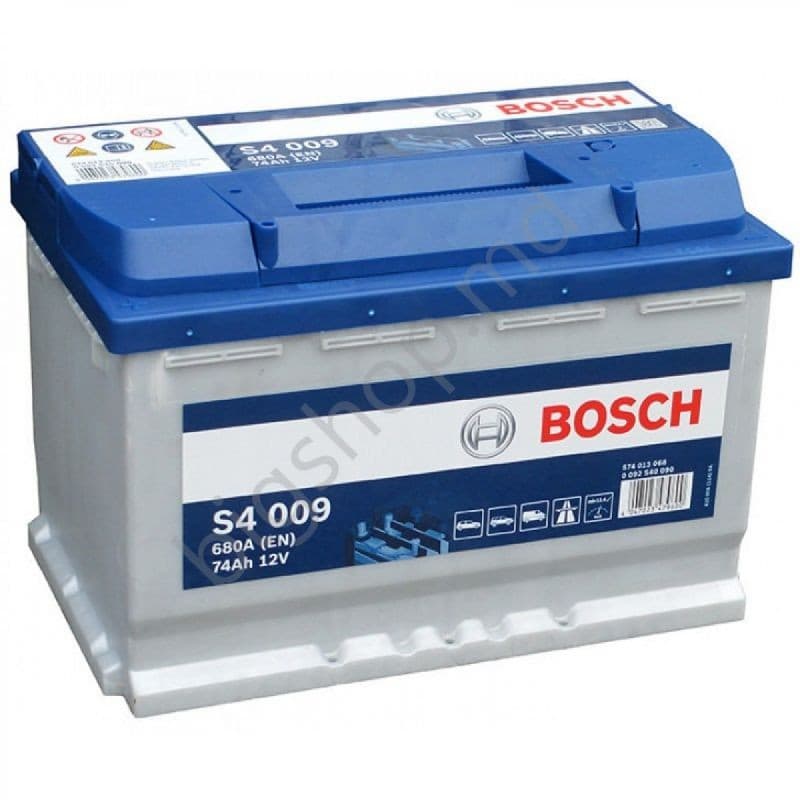 Автомобильный аккумулятор Bosch 74AH 680A(EN) (S4 009)