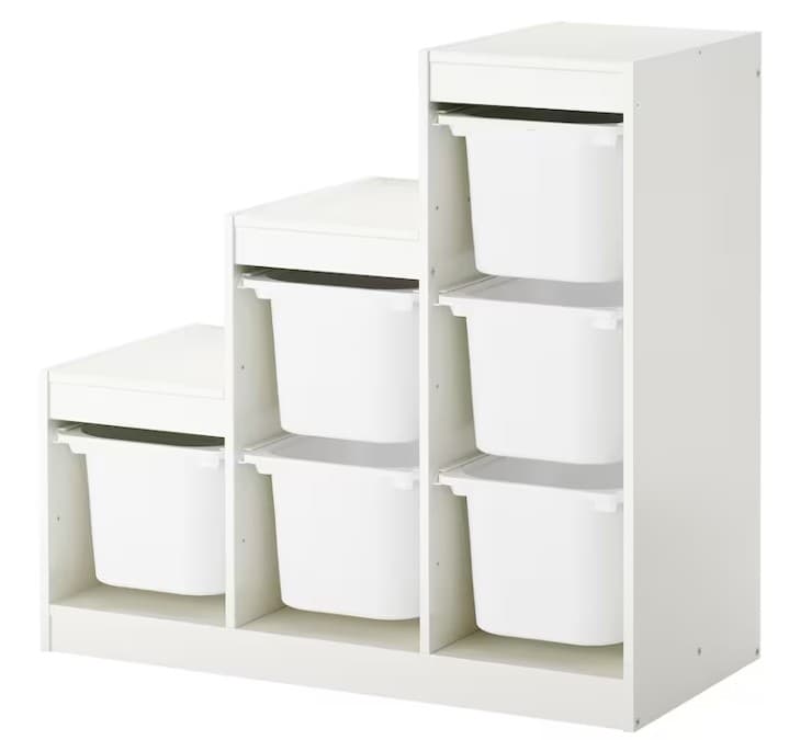 Etajera IKEA Trofast 99x44x94 Alb