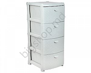 Пластиковый комод Idea М2812 White