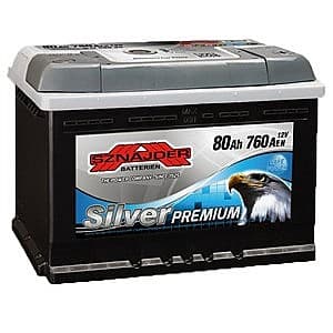 Acumulator auto Snaider SNAIDER 80 Ah Silver Premium