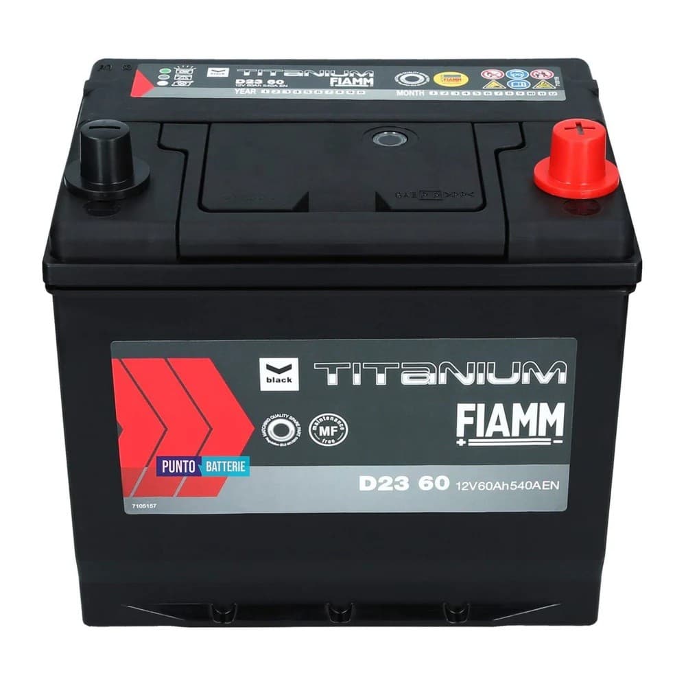 Acumulator auto Fiamm Black Japan D23 540A 60AH P+ (7905180)