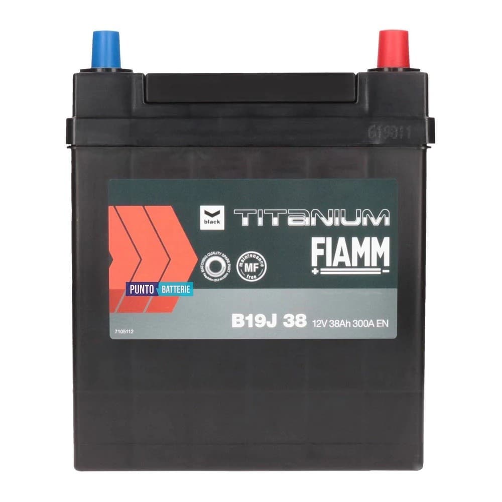 Автомобильный аккумулятор Fiamm Black Japan B19J 300A 38AH P+ (7905161)