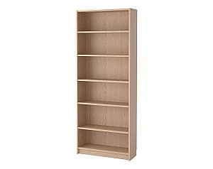 Стеллаж IKEA Billy oak veneer white 80x28x202 см