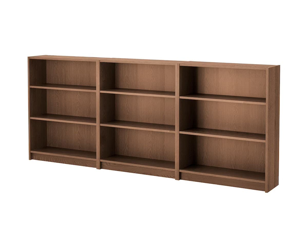 Стеллаж IKEA Billy Brown-Ash veneer 240x28x106 см