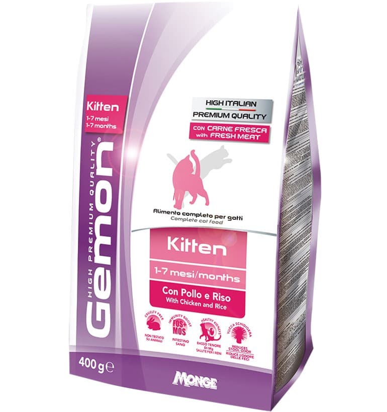 Сухой корм для кошек Gemon KITTEN CHICKEN/RICE 1.5kg