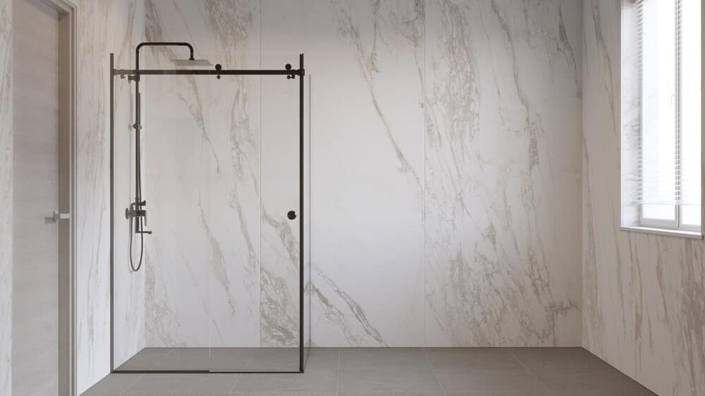 Cabina de dus KOR ușă glisantă x1 90 grade (90x120x200)