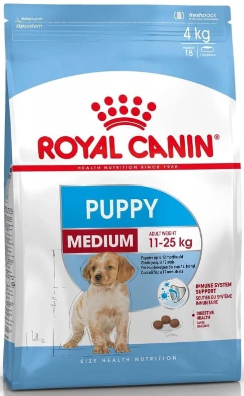 Сухой корм для собак Royal Canin Medium Puppy 4kg